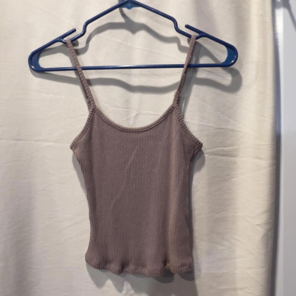 No Boundaries Women's Ribbed Tank Top, XS